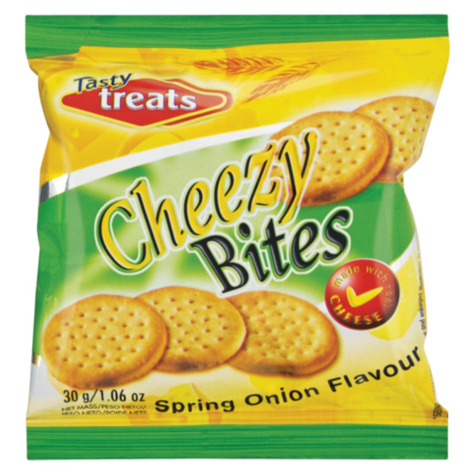 Tasty Treats Cheezy Bites Spring Onion 30G