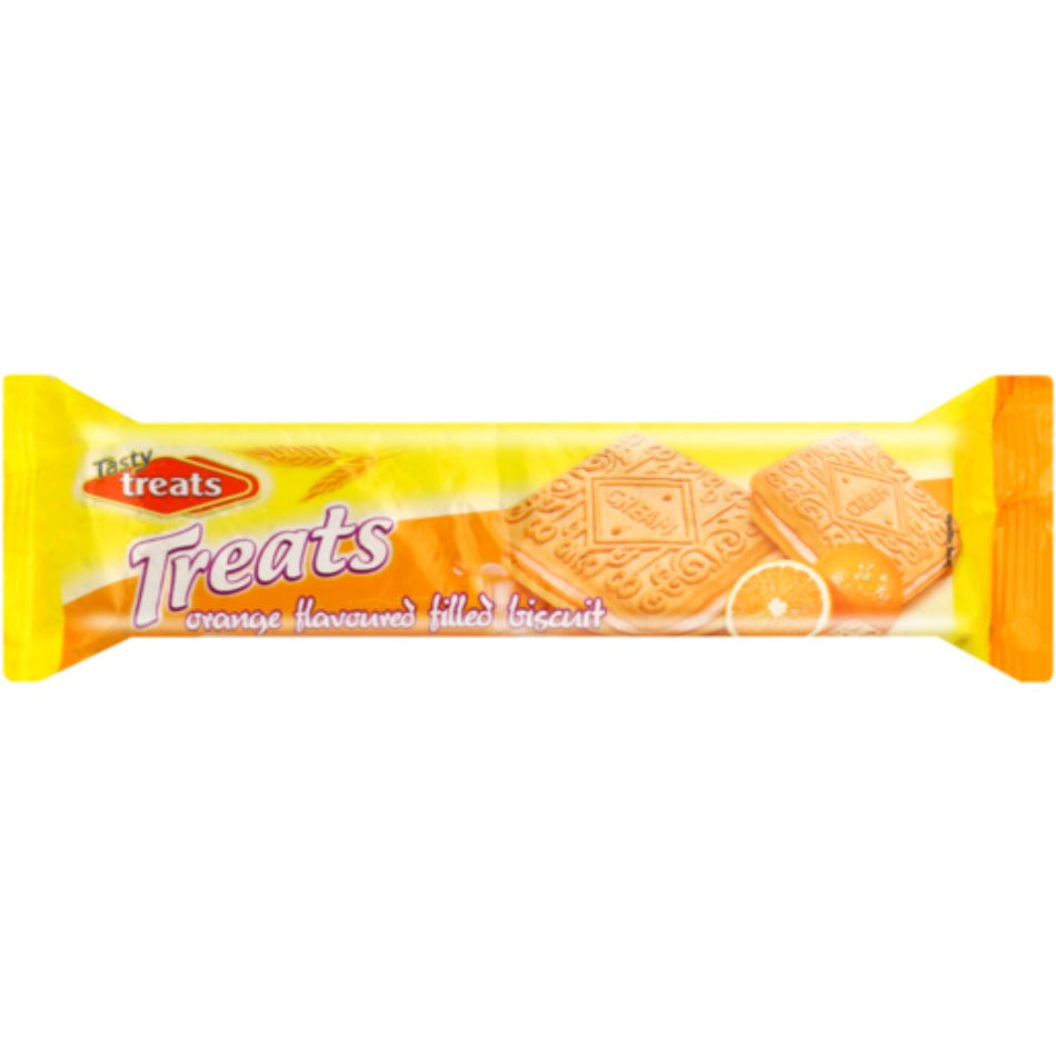 Tasty Treats Orange Cream Biscuits 80G