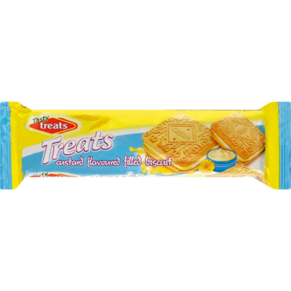 Tasty Treats Cream Custard Biscuits 80G