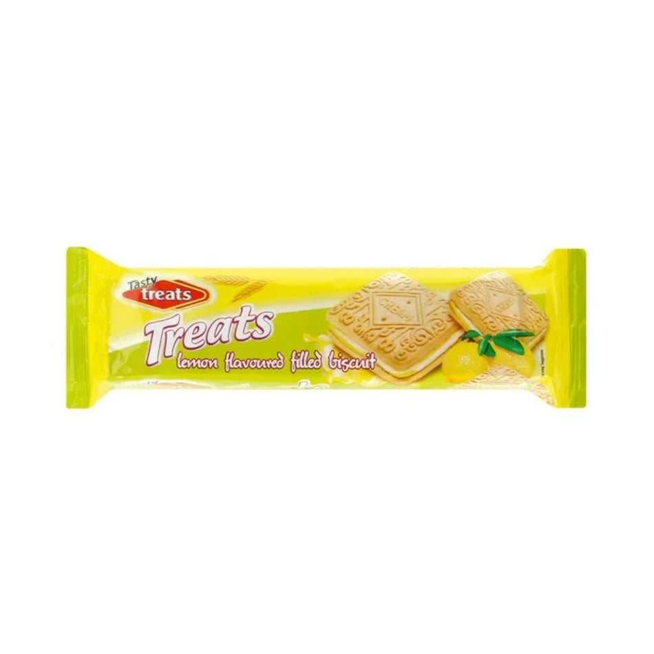 Tasty Treats Lemon Cream Biscuits 80G