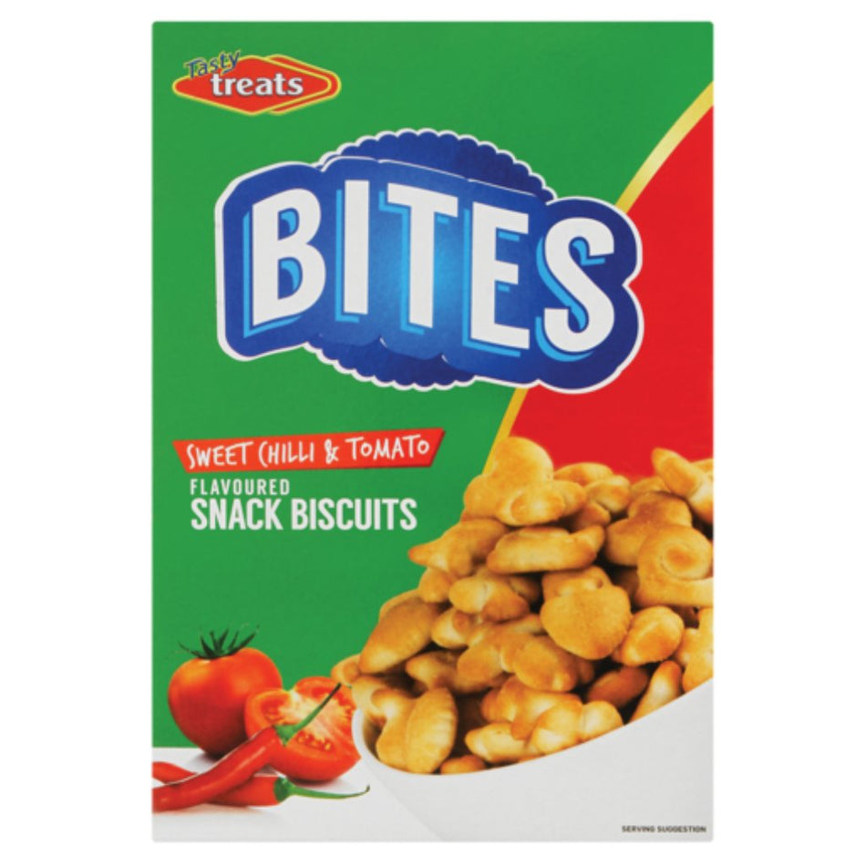 Tasty Treats Bites Chilli/Tomato Biscuits 150G