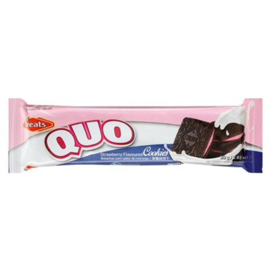 Tasty Treats Strawberry Quo Biscuits 80G