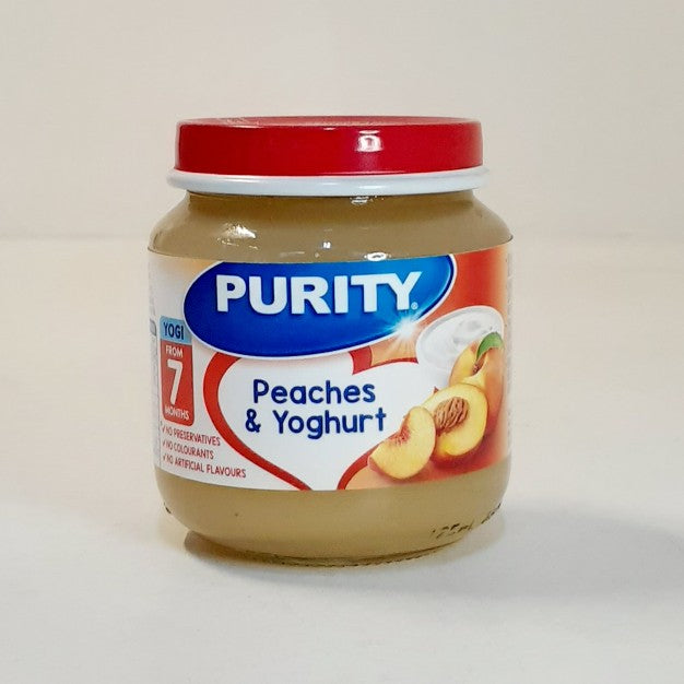 Purity Baby Food Peaches & Yoghurt 125ML
