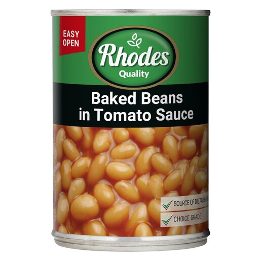 Rhodes Baked beans Tomato Sauce 410G Tomato Sauce