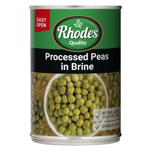 Rhodes Peas Processed in Brine 410G Processed in Brine