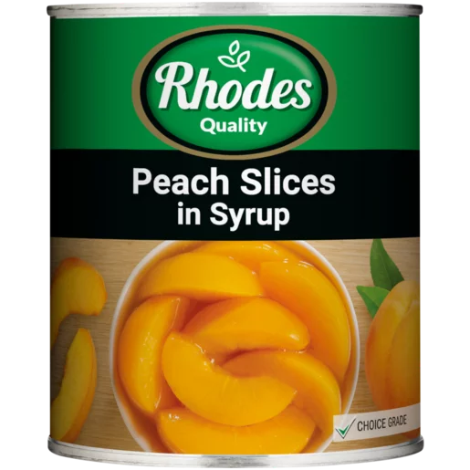 Rhodes Peach Slices 825G Slices