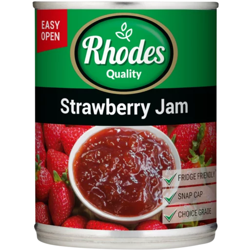 Rhodes Jam Strawberry 450G Strawberry