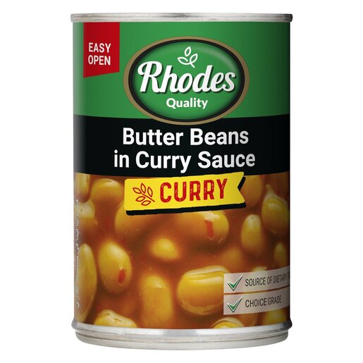Rhodes Butter Beans Curry Sauce 410G Curry Sauce