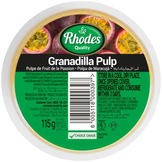Rhodes Pulp Granadilla 115G Granadilla