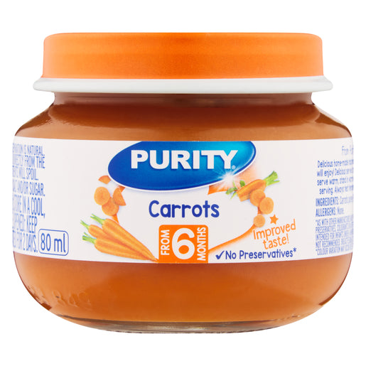 Purity Baby Food Carrots 80ML