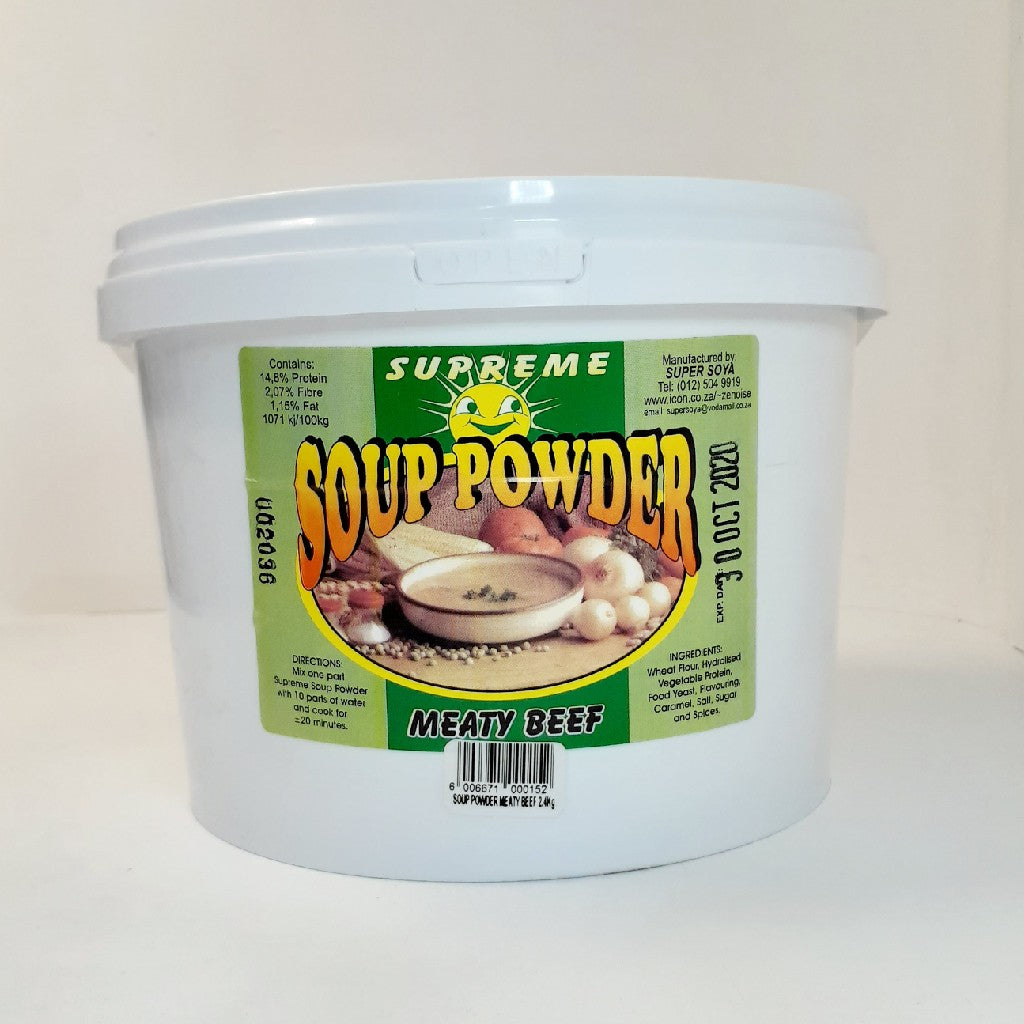 Supreme Soya Soup Powder Meaty Beef 2.4KG DEFAULT TITLE