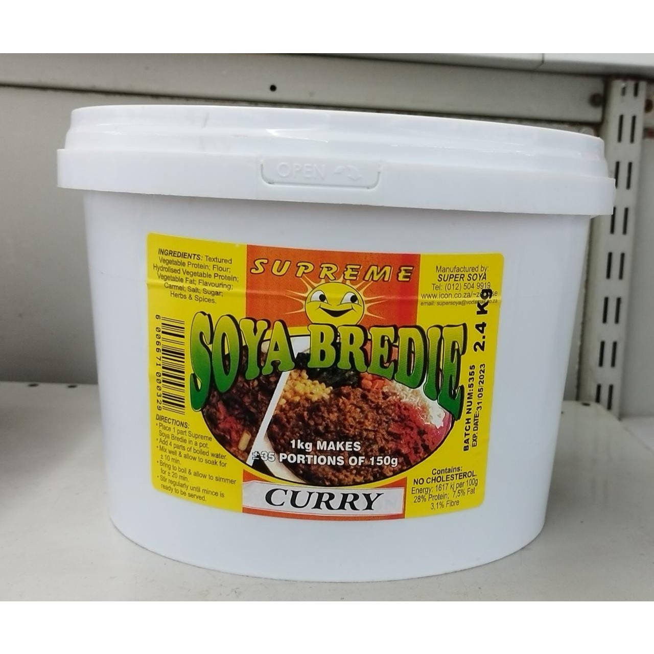 Supreme Soya Bredie 2.4KG Curry