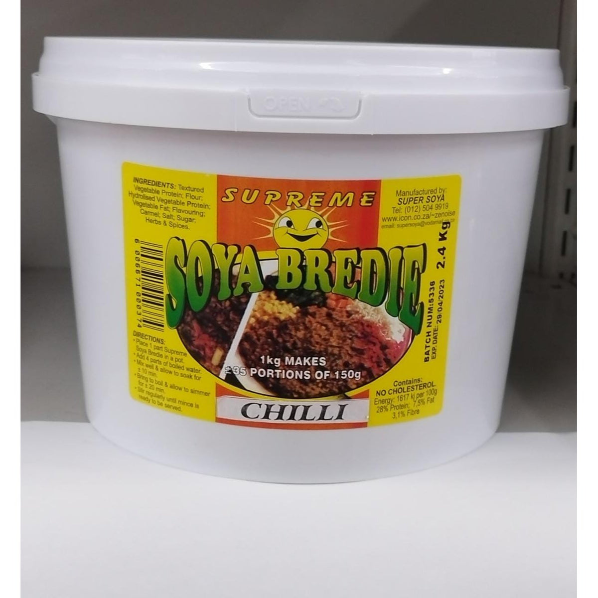 Supreme Soya Bredie 2.4KG Chilli