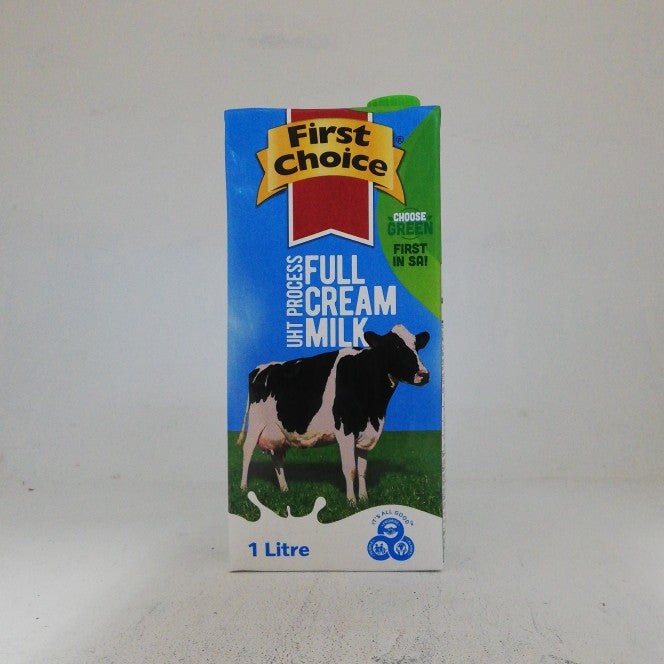 First Choice Long life milk Full Cream 1L