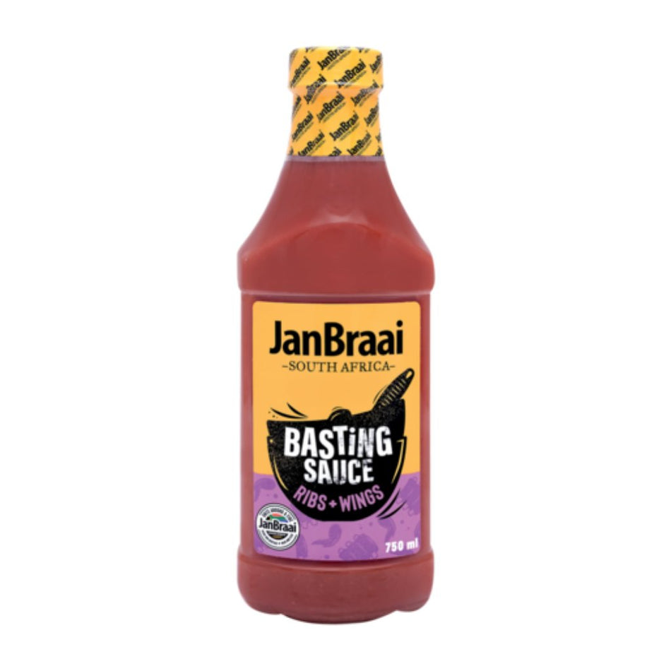 Jan Braai Basting Ribs & Wings Sauce 750ML