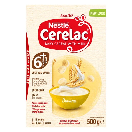 Nestle Baby Cereal Cerelac Banana 500G -