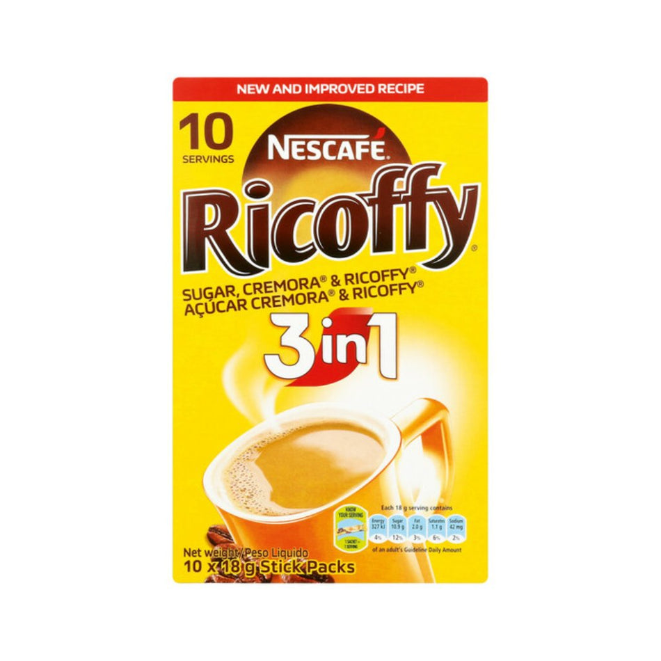 Nescafe Ricoffy 3-in-1 Ricoffy 10 Pack 18G