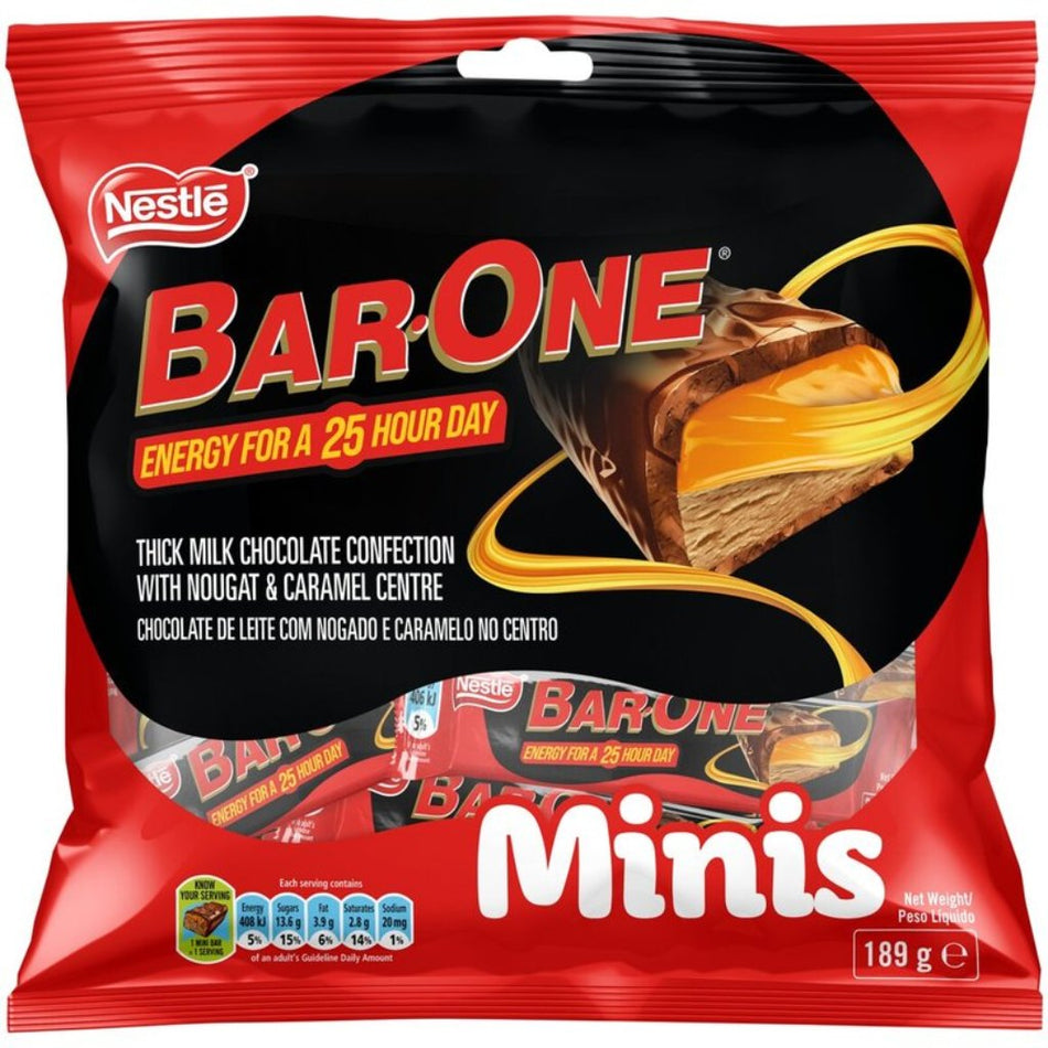 Nestle Chocolate Bar One Mini Bag 189G