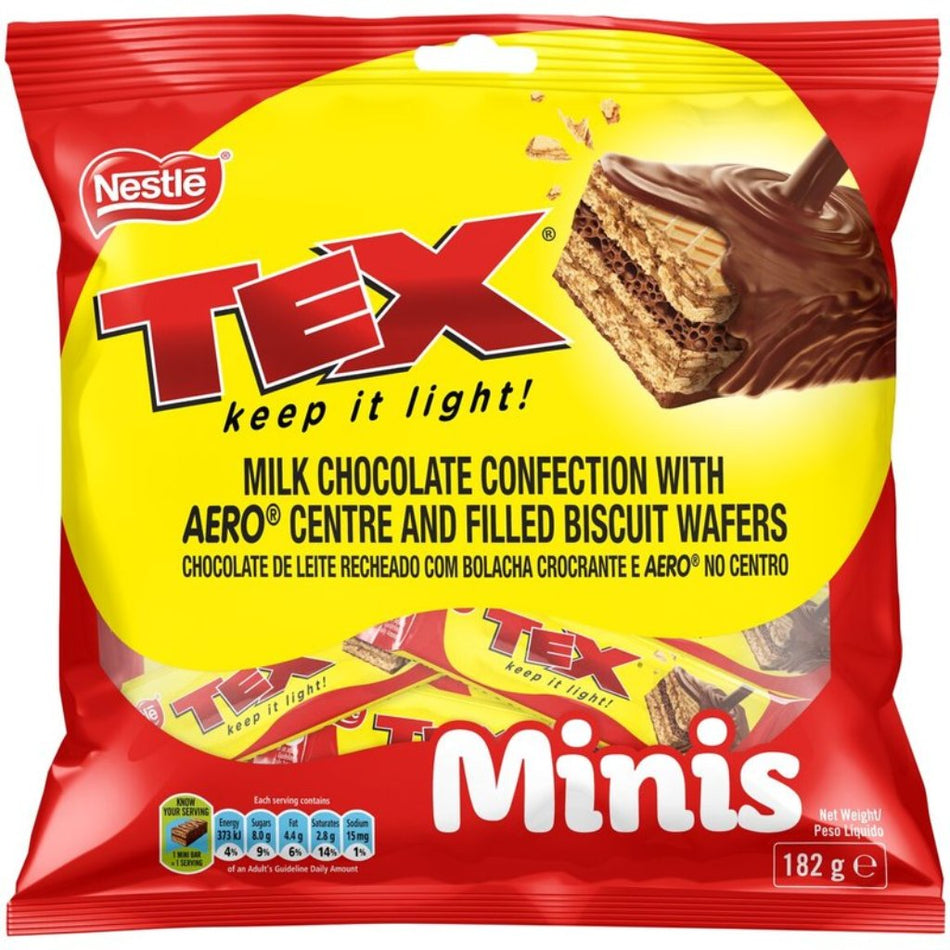 Nestle Chocolate Tex Mini Bag 182G