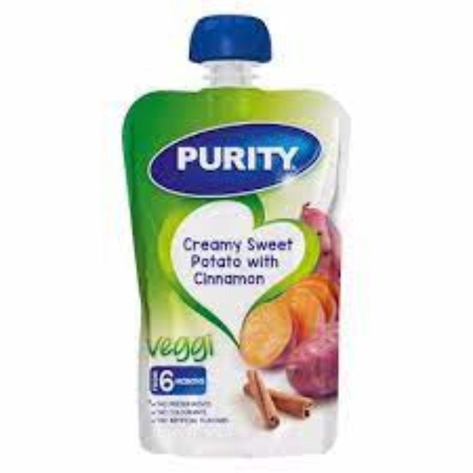 Purity Baby Food Creamy Sweet Potato with Cinnamon 110ML