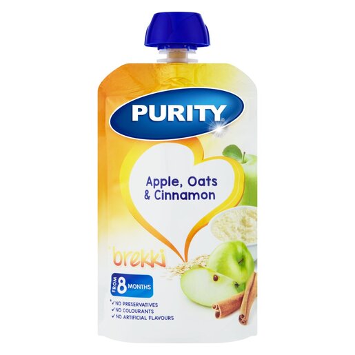 Purity Pouch Apple, Oats & Cinnamon 110ML