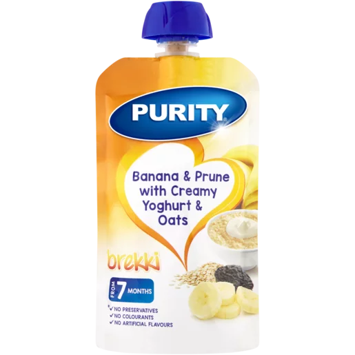 Purity Pouch Banana & Prune with Creamy Yoghurt & Oats 110ML