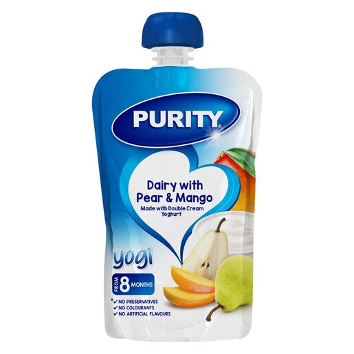 Purity Pouch With Fruit & Dairy Puree 110ML