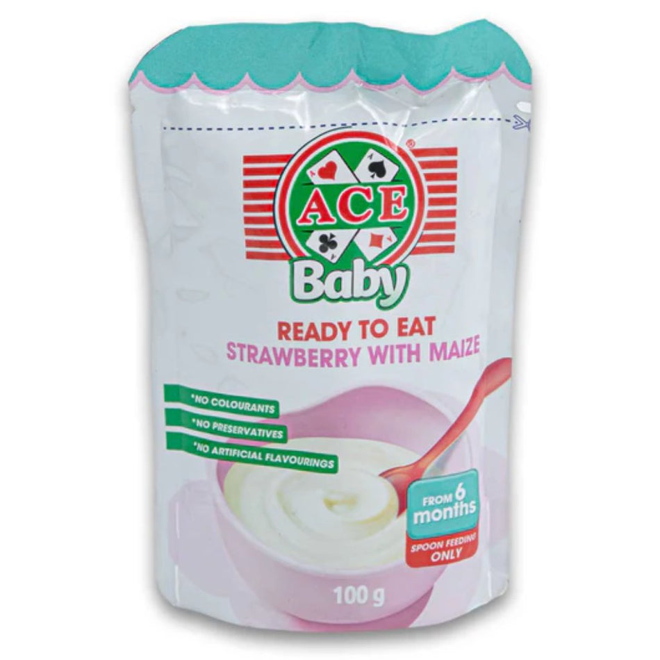 Ace Instant Porridge Baby Strawberry 100G Baby Strawberry