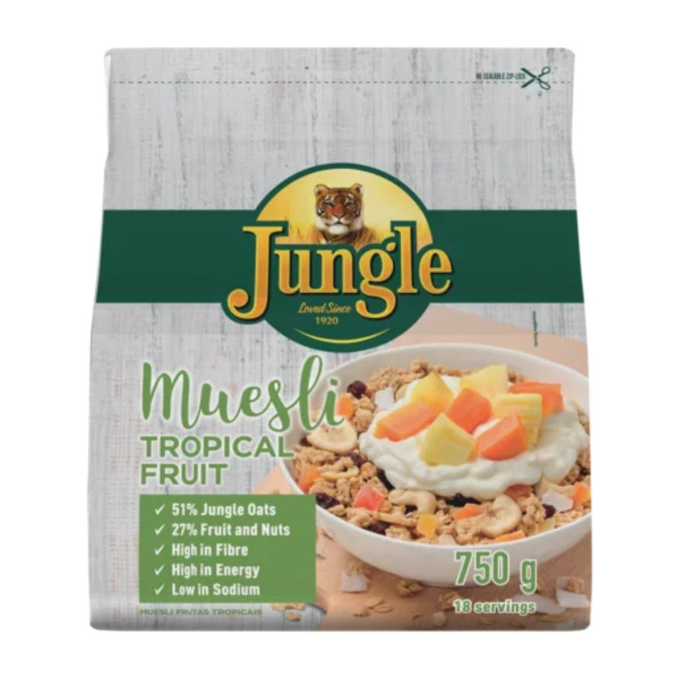 Jungle Muesli Tropical Fruit 750G