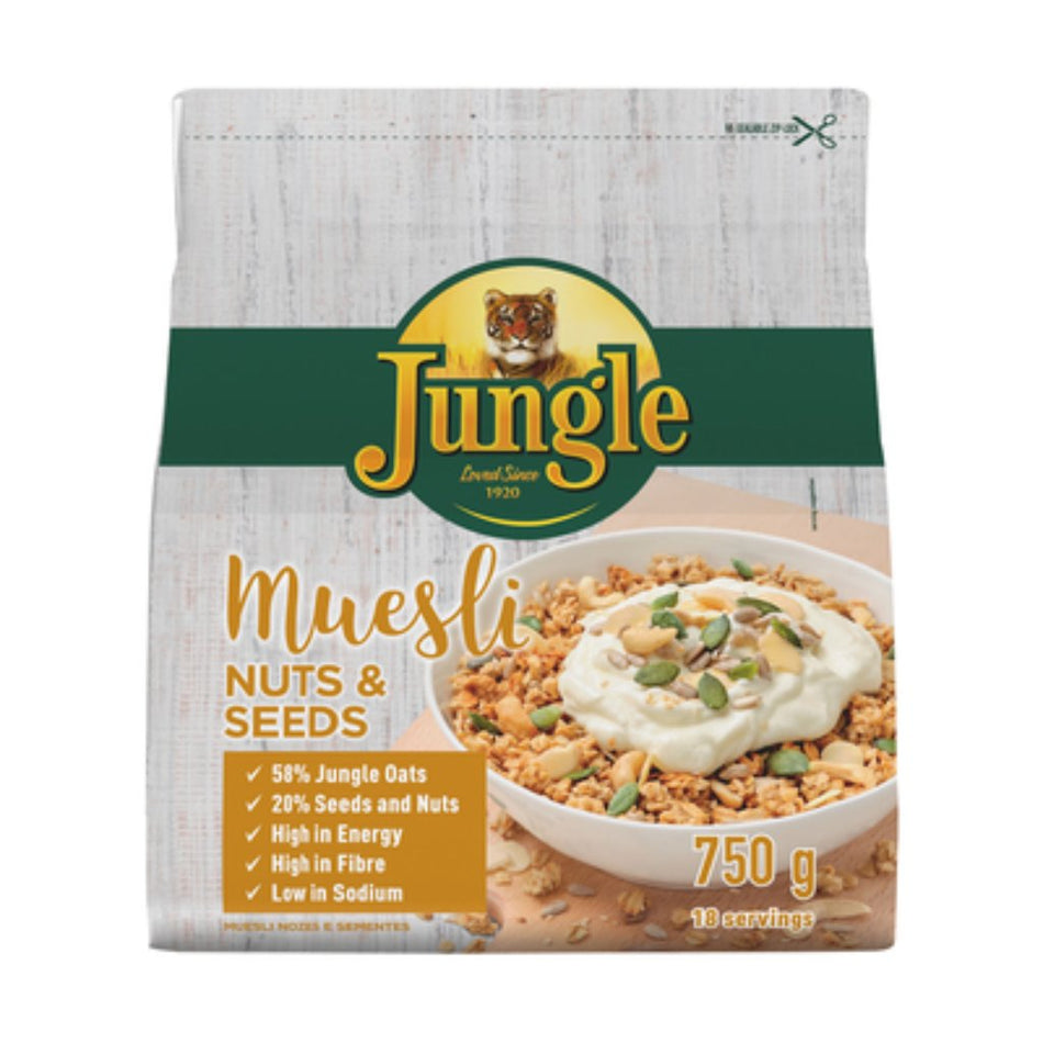 Jungle Muesli Nuts & Seeds 750G