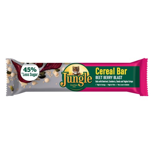 Jungle Cereal Bar Beet Berry Blast 40G -
