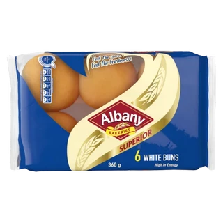 Albany Buns Superior White 6'S