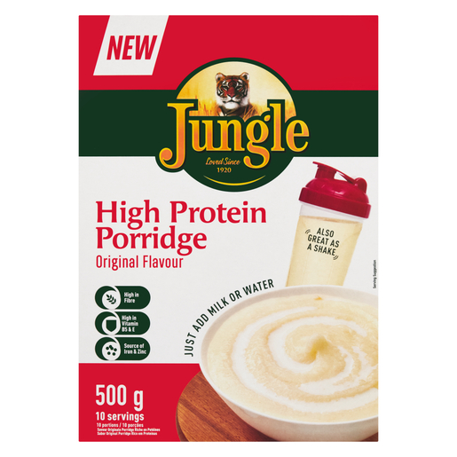 Jungle High Protein Porridge Original 500g