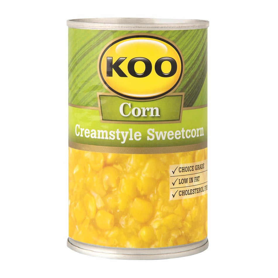Koo Sweetcorn Creamstyle 415G