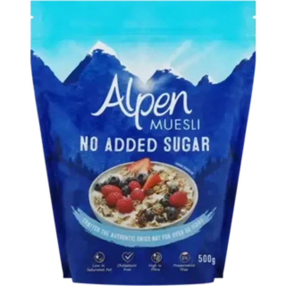 Alpen Muesli No Added Sugar 500G