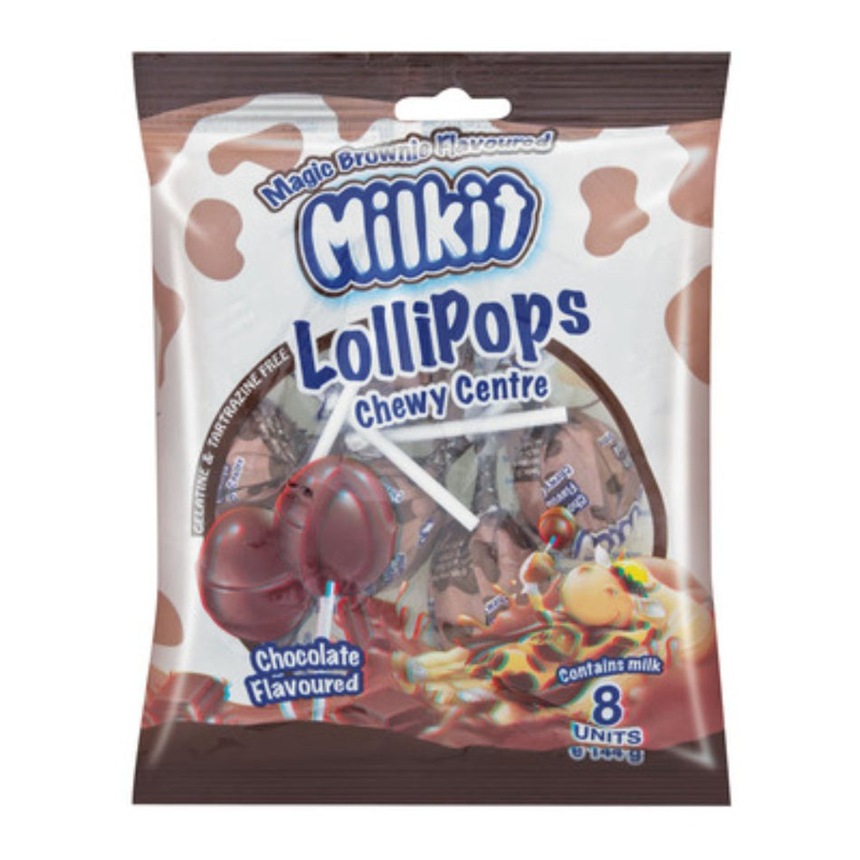 Milkit Lollipops Chocolate Brownie 8 Pack