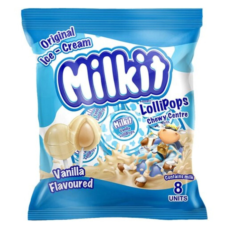 Milkit Lollipops Vanilla 8 Pack