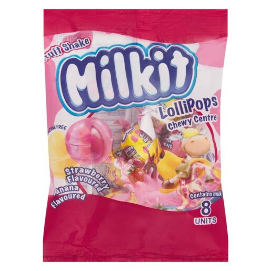 Milkit Lollipops Fruitshake 8 Pack