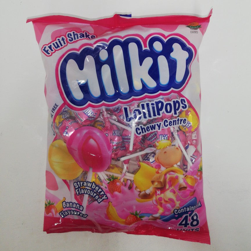 Milkit Lollipops Fruitshake 48 Pack