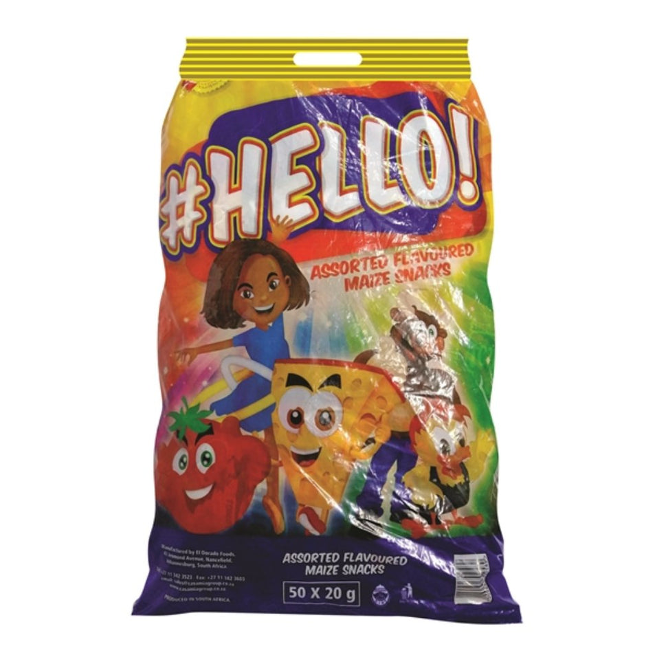 Hello! Maize Snacks Assorted Baler 50'S