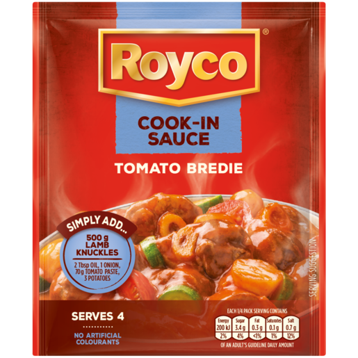 Royco Cook in Sauce Tomato Bredie 55G