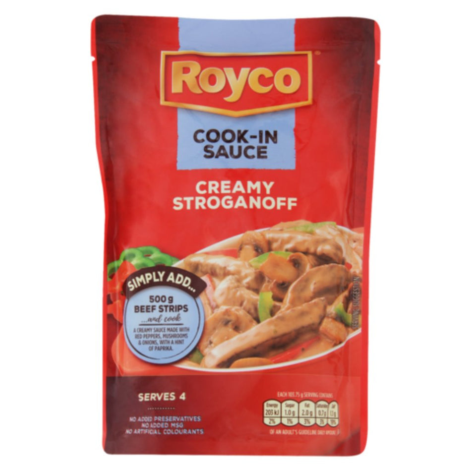Royco Cook in Sauce Creamy Stroganoff 415G