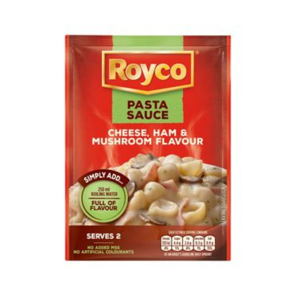 Royco Pasta Sauce Cheese, Ham & Mushroom 45G