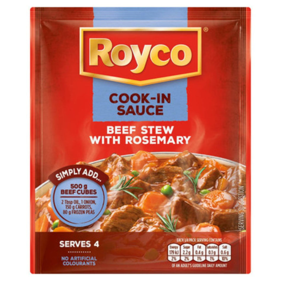Royco Cook in Sauce Beef Stew with Rosemary 48G