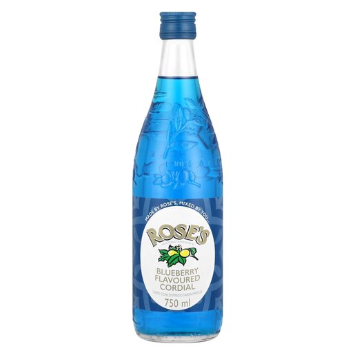 Rose's Cordial 750ML Blueberry