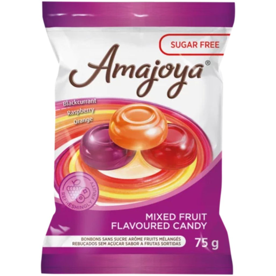 Amajoya Mixed Fruit Flavoured Sugar Free Candy 75G