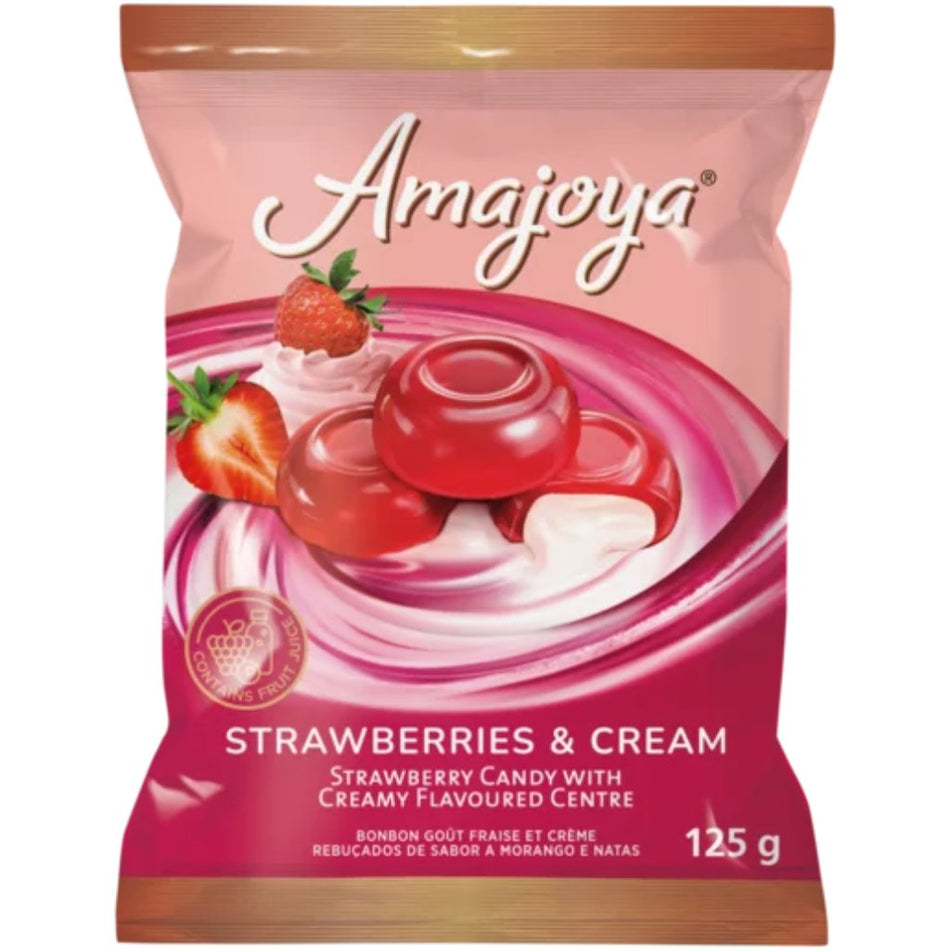 Amajoya Strawberries & Cream Candy 125G