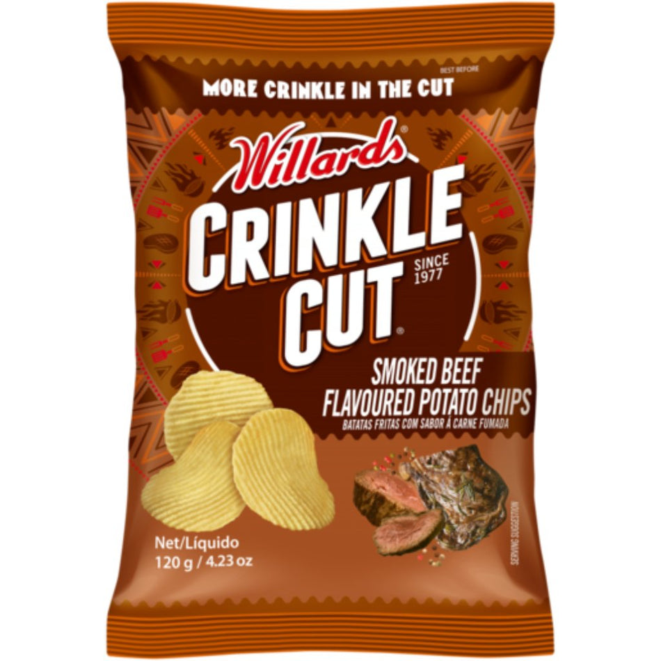Willards Potato Chips Crinkle Cut 120G