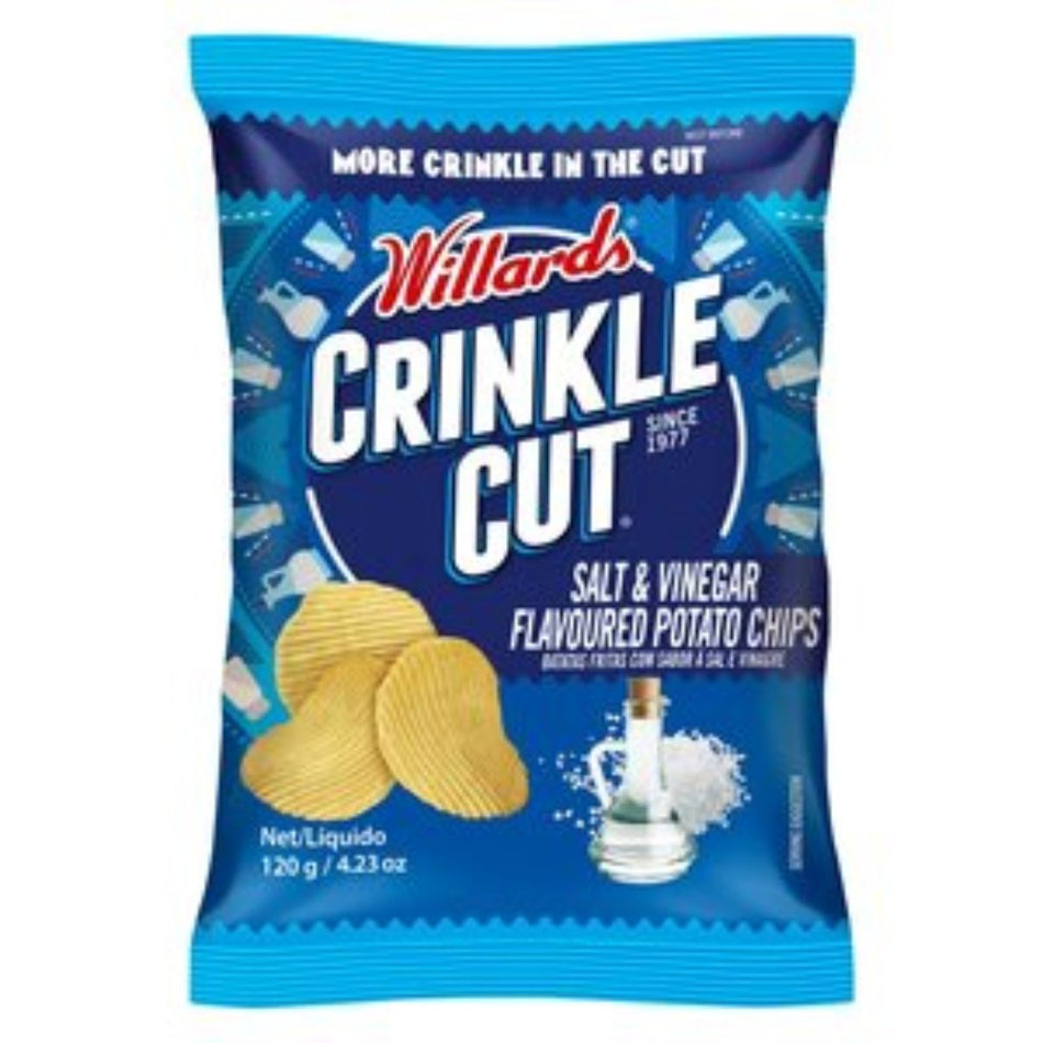 Willards Potato Chips Crinkle Cut 120G