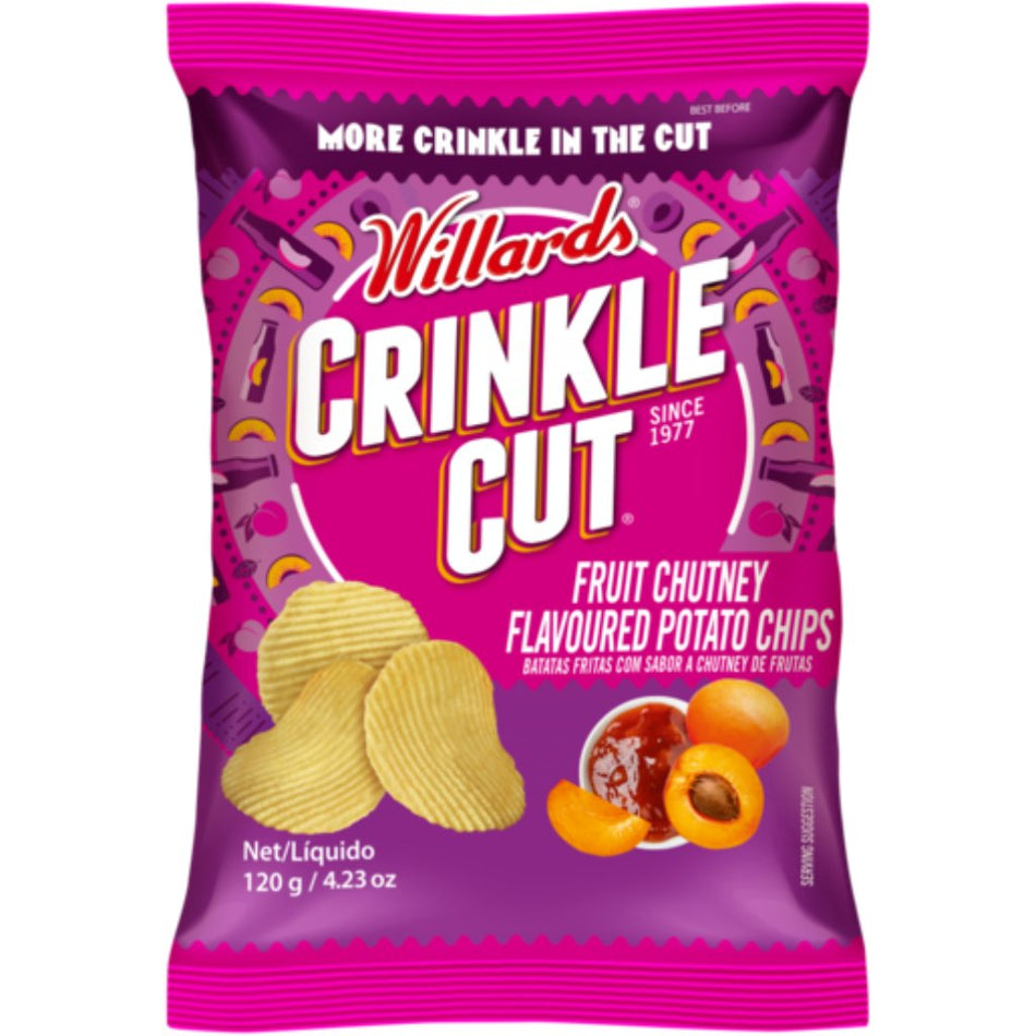 Willards Potato Chips Crinkle Cut 120G